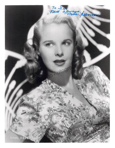 Freeman, Mona - Signed Photograph