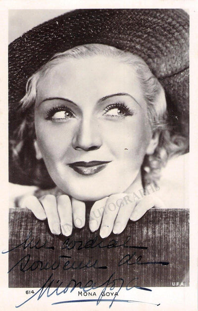 Goya, Mona - Signed Photograph