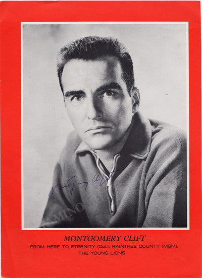 Clift, Montgomery - Signed Photograph