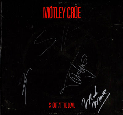 Motley Crue - Signed LP Record "Shout at the Devil"
