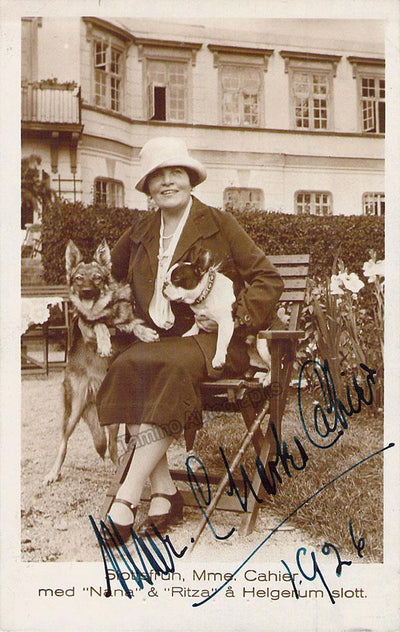 CAHIER, Mrs. Charles