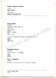 Rostropovich, Mstislav - Concert Program La Scala 1986