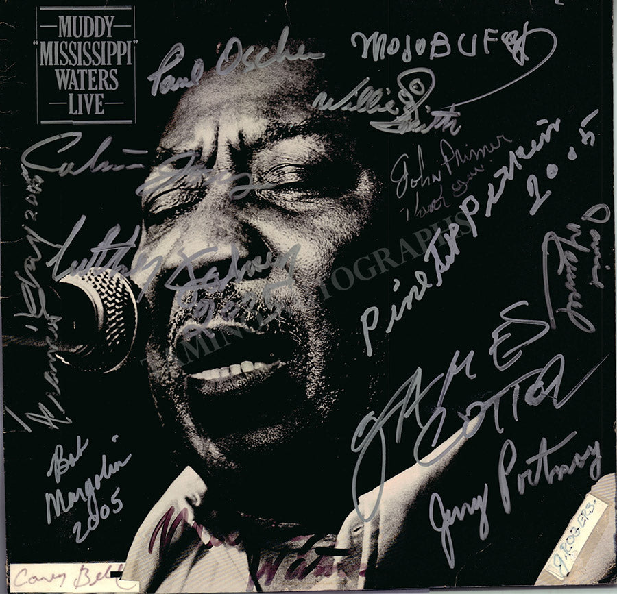 Muddy Waters Others Autographs Signed LP Record Sleeve Tamino muddy-waters-others-autographs-signed-lp-record-sleeve-tamino