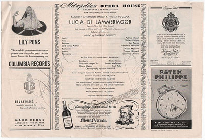 Peerce, Jan - Munsel, Patrice - Double Signed Cast Page 1946