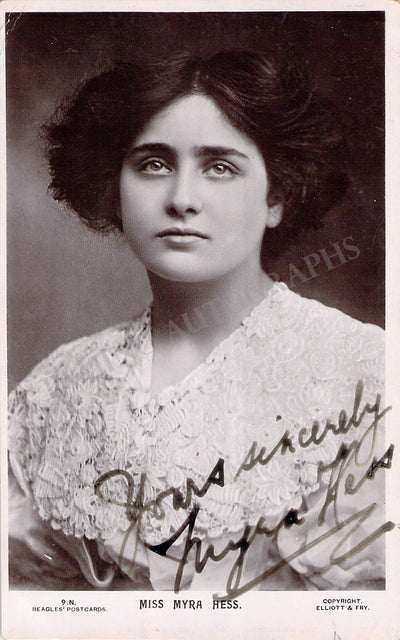 Hess, Myra - Signed Photograph