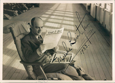 Levitzki, Mischa - Signed photograph
