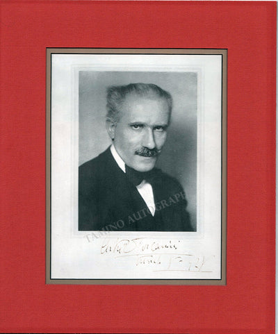Large Signed Half-Tone Photograph