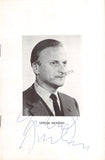 Menuhin, Yehudi - Boulanger, Nadia - Double Signed Program London 1962