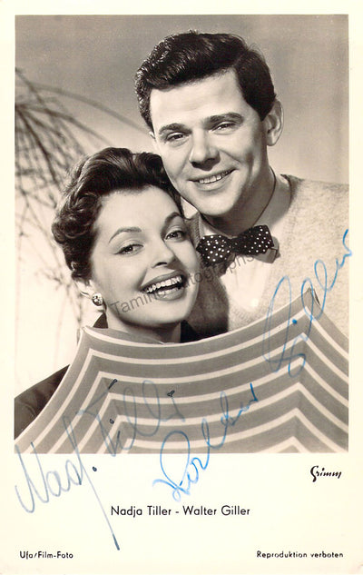 Tiller, Nadja - Giller, Walter - Double Signed Photograph