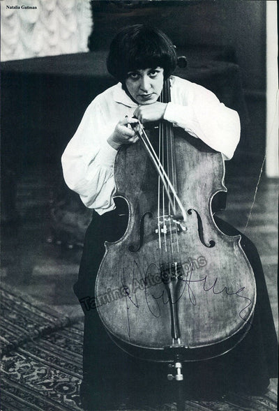 Gutman, Natalia - Signed Half-Tone Photo