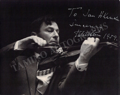 Milstein, Nathan - Signed Photograph 1959