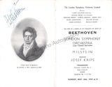 Milstein, Nathan - Signed Program London 1954