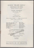 Tucker, Richard - Nelli, Herva, Bardelli, Cesare - De Paolis, Alessio - Cehanovsky, George - Signed Program Havana 1950
