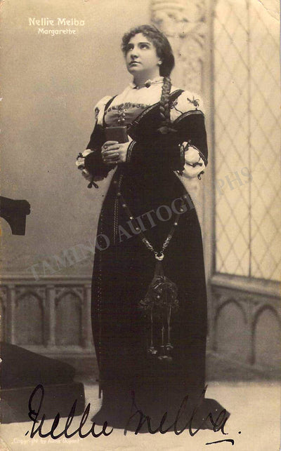 Melba, Nellie - Various Autographs