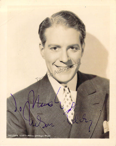 Eddy, Nelson - Signed Photograph