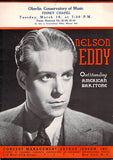Eddy, Nelson - Signed Program + Unsigned Promotional Playbill 1935