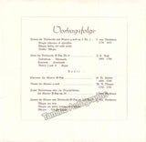Hoelscher, Ludwig - Ney, Elly - Concert Program 1939