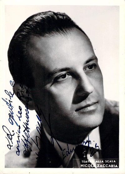 ZACCARIA, Nicola (Various Autographs)