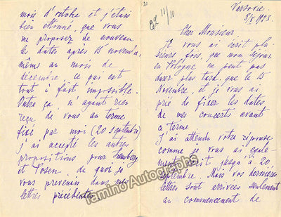 Orloff, Nicolas - Autograph Letter Signed 1923