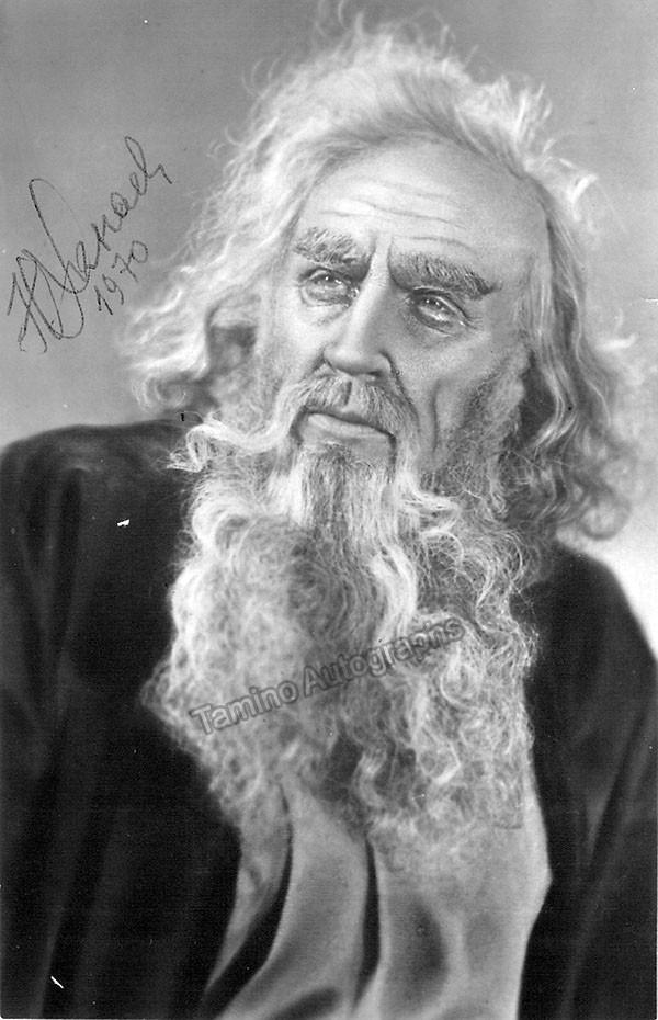 Khanaev, Nikandr - Signed Photo in Faust