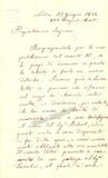 Ivanov, Nikolai - Autograph Letter Signed 1838