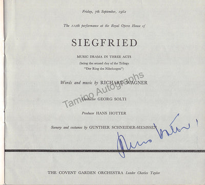 Nilsson, Birgit - Windgassen, Wolfgang & Others (Siegfried 1962)