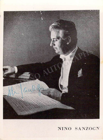 Sanzogno, Nino - Signed Photograph