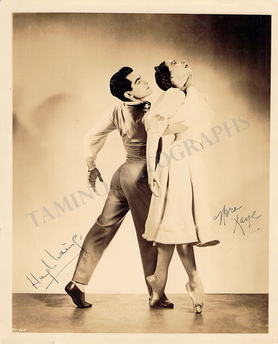 Kaye, Nora - Laing, Hugh - Signed Photograph "Pillar of Fire"