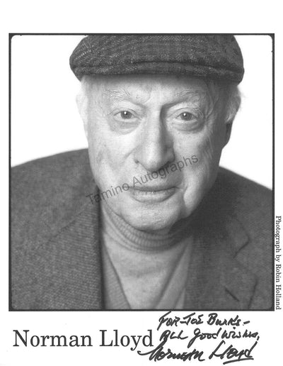 Lloyd, Norman - Signed Photograph