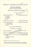 Farrow, Norman - Twerdowsky, Avron - 2 Signed Concert Programs 1953
