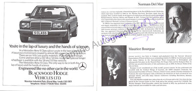 Del Mar, Norman - Signed Program Leeds 1984