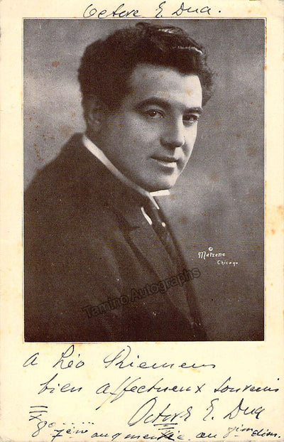 DUA, Octave (Various Autographs)