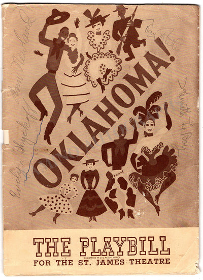 Oklahoma! - Program Signed by Different Artists