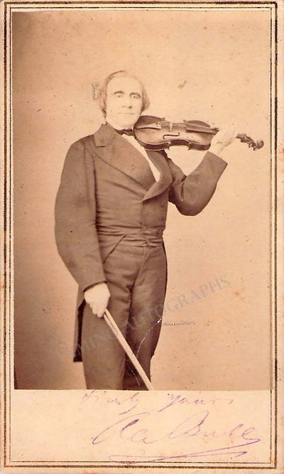 Bull, Ole - Signed Photo