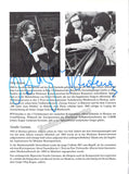 Kagan, Oleg - Gutman, Natalia - Sinopoli, Guiseppe - Signed Program Page