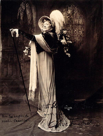 Fremstad, Olive - Signed Photo as Tosca