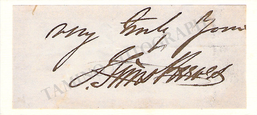 Opera Signs 1800 Opera Singers Autographs Signatures Late 1800s-1910 Lot 1 – Tamino