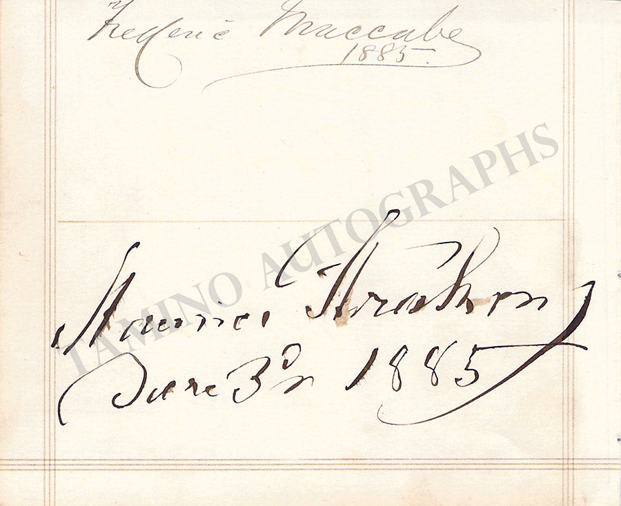 Opera Singers - Signatures Late 1800s-1910 (Lot 2)