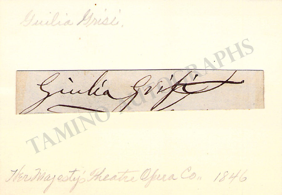Opera Signs 1800 Opera Singers Autographs Signatures Late 1800s-1910 Lot 3