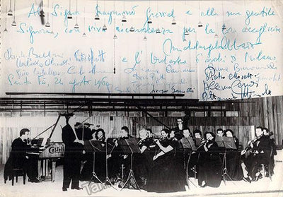 Orchestra d'Archi di Milano - Signed Photo 1960