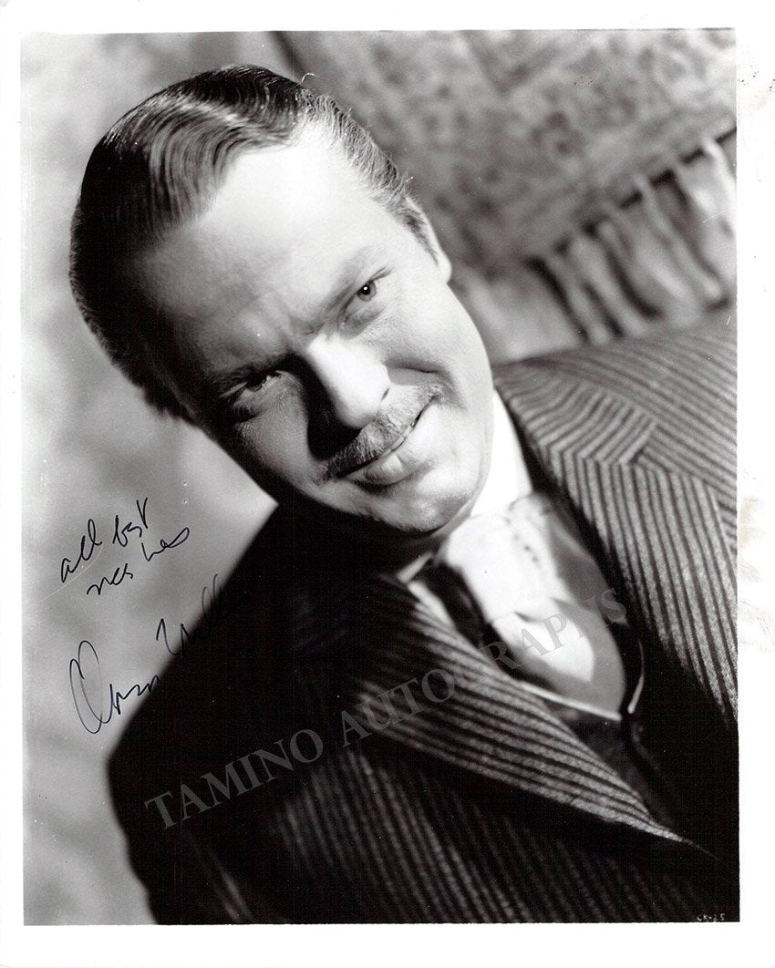 Welles, Orson - Signed Photo - Tamino