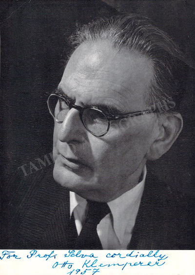 Klemperer, Otto - Signed Photograph 1957