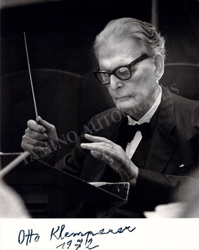 Klemperer, Otto - Signed Photograph 1972
