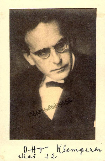 Klemperer, Otto - Signed Photo 1932