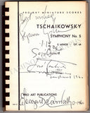 Ozawa, Seiji & Others - Signed Score Tchaikovsky Symphony 5