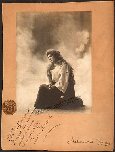 Koralek, Paola - Signed Photograph in Role 1910