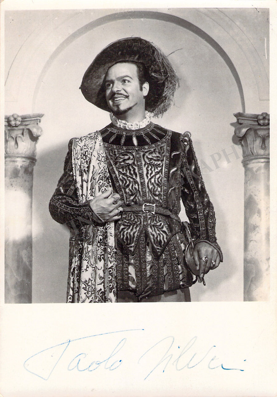 SILVERI, Paolo (Various Autographs) Tamino