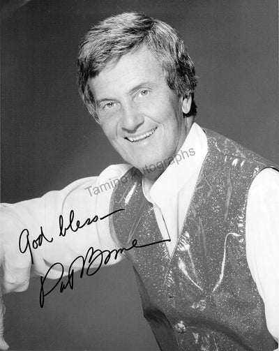 Boone, Pat - Signed Photograph