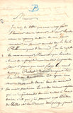 Barroilhet, Paul - Autograph Letter Signed