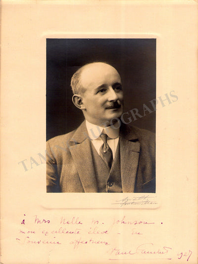 Fauchet, Paul - Signed Photograph 1927